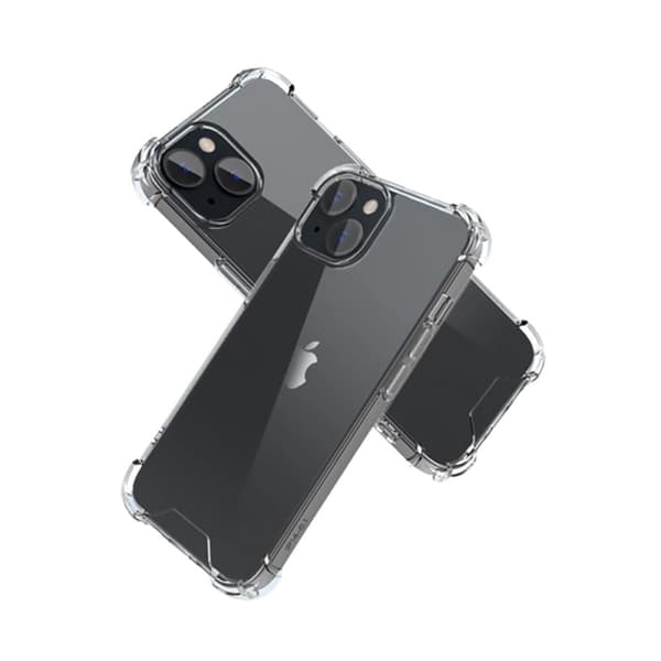 iPhone 14 Skal - Stöttåligt Transparent