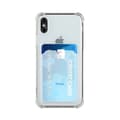 Miniatyrbillede 2 af 5: iPhone XS Max Stöttåligt Skal med Korthållare - Transparent