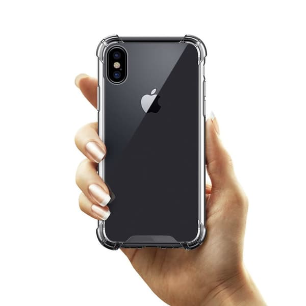 Stöttåligt Mobilskal iPhone X/XS - Transparent