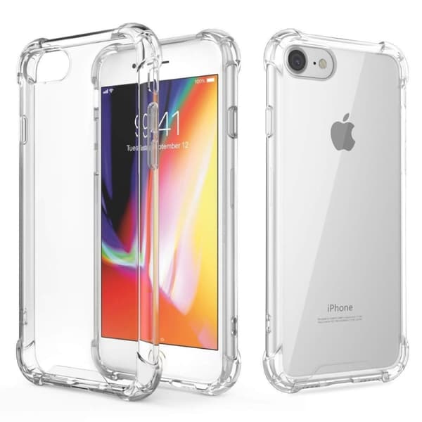 Stöttåligt Mobilskal iPhone 7/8/SE (2020/2022) - Transparent
