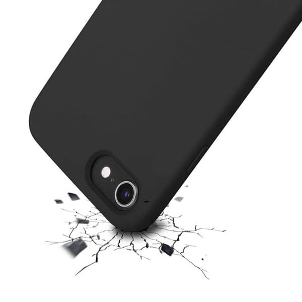 iPhone 7/8/SE (2020/2022) Silikonskal Rvelon - Svart