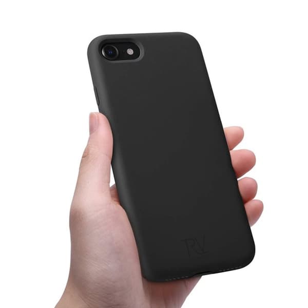 iPhone 7/8/SE (2020/2022) Silikonskal Rvelon - Svart