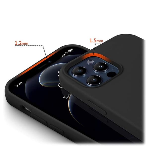 Mobilskal Silikon iPhone 13 Pro - Svart