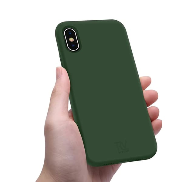 iPhone X/XS Silikonskal Rvelon - Grön