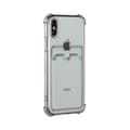 Miniatyrbild 3 av 5: iPhone X/XS Stöttåligt Skal med Korthållare - Grå