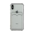 Miniatyrbild 1 av 5: iPhone X/XS Stöttåligt Skal med Korthållare - Grå