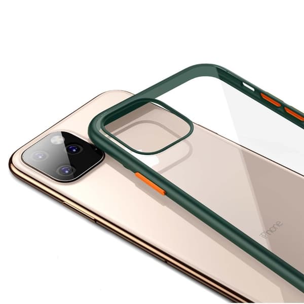Stöttåligt Mobilskal iPhone 11 Pro - Grön/Transparent