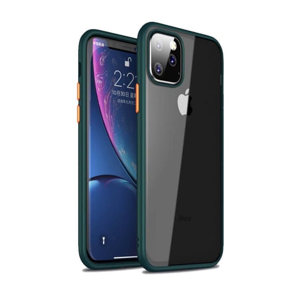 Stöttåligt Mobilskal iPhone 11 Pro - Grön/Transparent