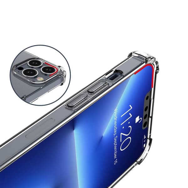iPhone 13 Pro Skal Stöttåligt Rvelon - Transparent