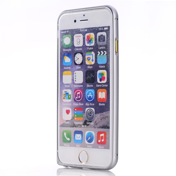 iPhone 6 Bumper Skal i Aluminium - Grå
