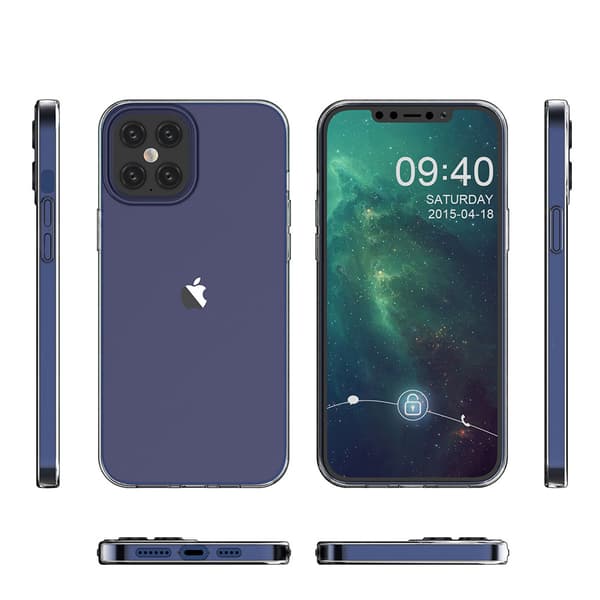 Mobilskal TPU iPhone 12/12 Pro - Transparent