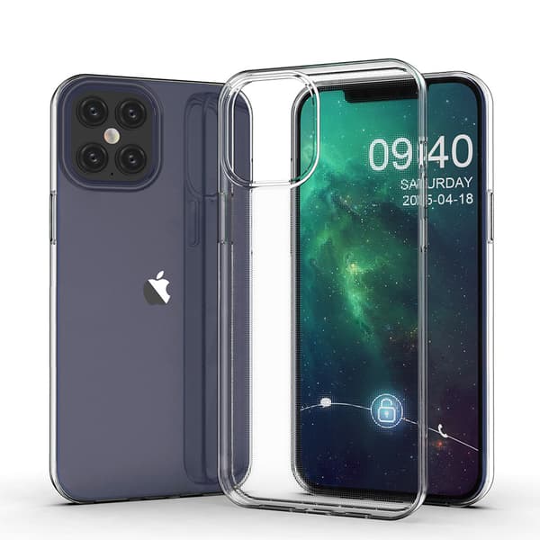 Mobilskal TPU iPhone 12/12 Pro - Transparent