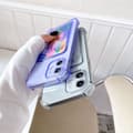 Miniatyrbillede 4 af 7: iPhone 12 Stöttåligt Skal med Korthållare - Transparent