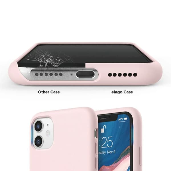 iPhone 11 Silikonskal Rvelon - Sand Rosa