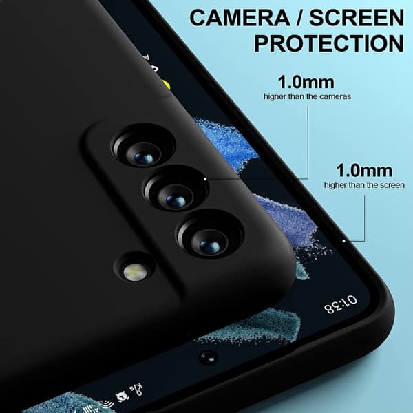 Samsung Galaxy S21 FE Silikonskal - Svart