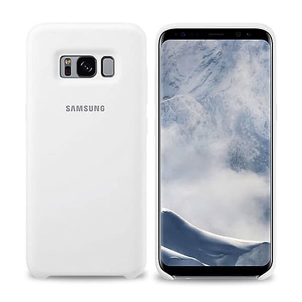 Mobilskal Silikon Samsung Galaxy S8 Plus - Vit