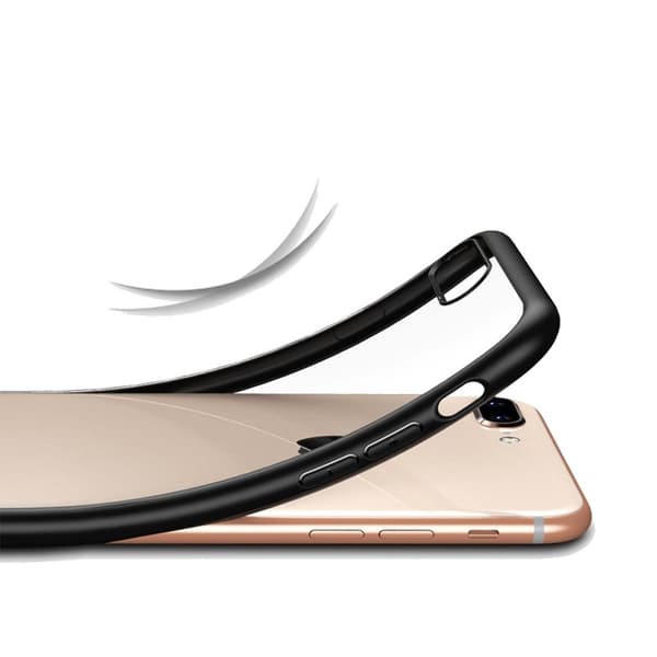 Stöttåligt Mobilskal iPhone 7/8/SE (2020/2022) - Svart/Transparent