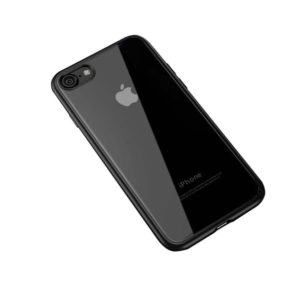 Stöttåligt Mobilskal iPhone 7/8/SE (2020/2022) - Svart/Transparent