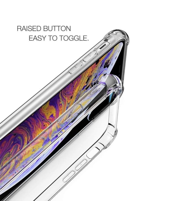 Stöttåligt Mobilskal iPhone XS Max - Transparent