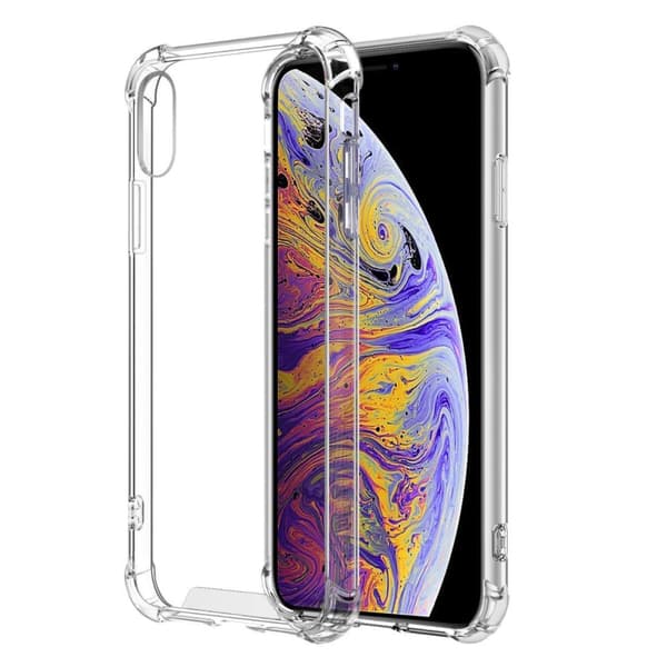 Stöttåligt Mobilskal iPhone XS Max - Transparent