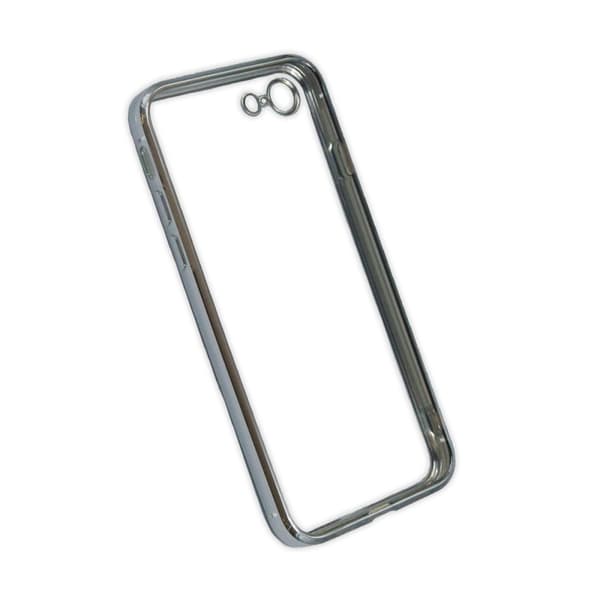 Mobilskal med Kameraskydd iPhone 7/8/SE(2020/2022) - Silver/transparent