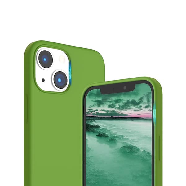 Mobilskal Silikon iPhone 13 - Grön
