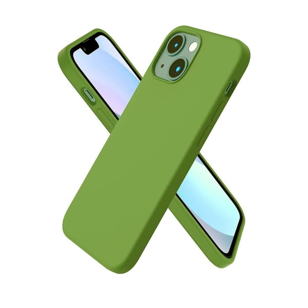 Mobilskal Silikon iPhone 13 - Grön