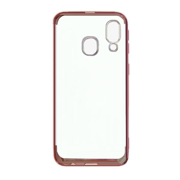 Stöttåligt Mobilskal Samsung A40 - Pläterad Roséguld