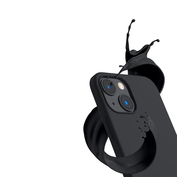 Mobilskal Silikon iPhone 13 - Svart