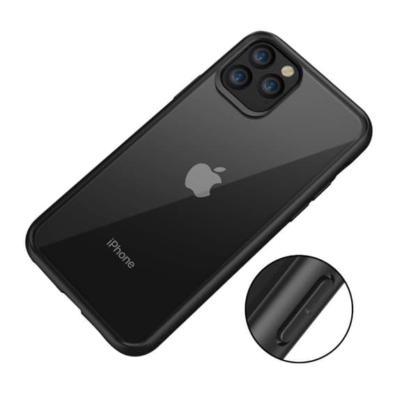 Stöttåligt Mobilskal iPhone 11 Pro Max - Svart/Transparent