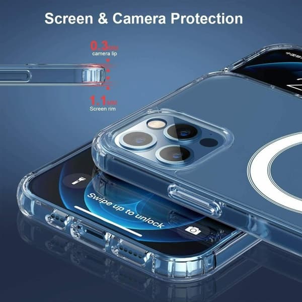 Stöttåligt MagSafe Skal iPhone 11 - Transparent