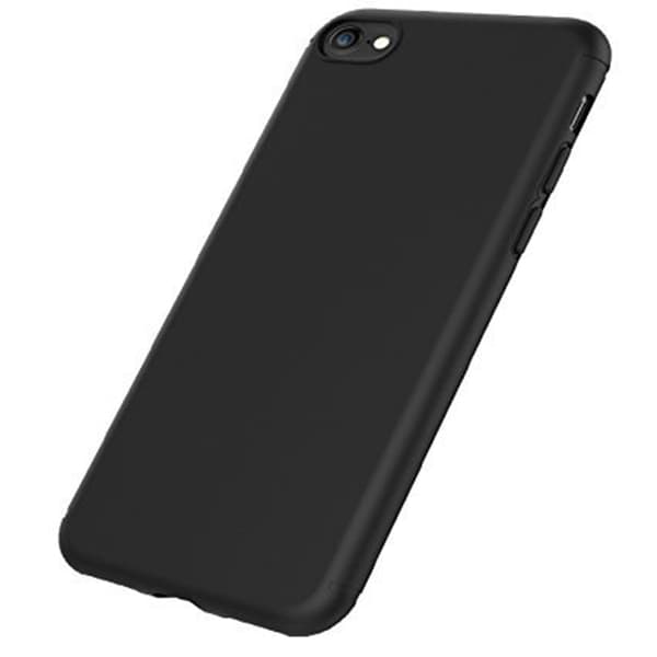 Mattbehandlat Silikonskal & Mjukt Skärmskydd iPhone 7