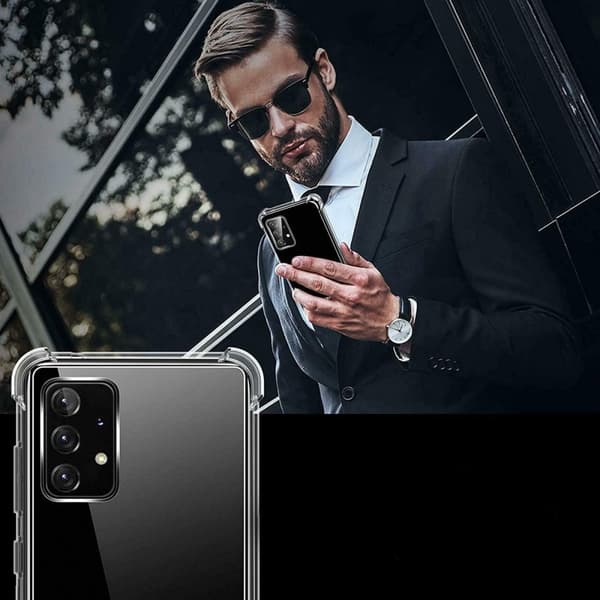 Stöttåligt Skal Samsung Galaxy A52s - Transparent