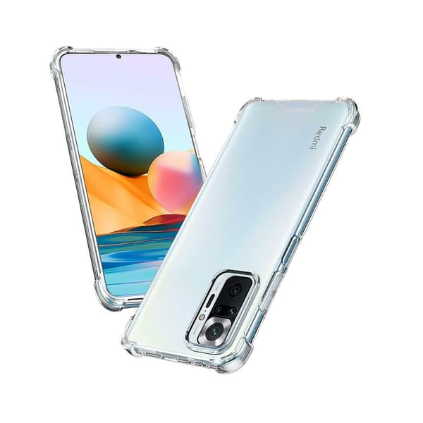 Stöttåligt Mobilskal Xiaomi Redmi Note 10 Pro - Transparent