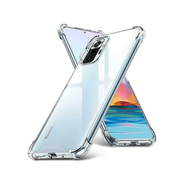 Stöttåligt Mobilskal Xiaomi Redmi Note 10 Pro - Transparent