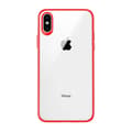 Miniatyrbillede 5 af 8: Stöttåligt Mobilskal iPhone XS Max - Röd/Transparent