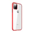 Pikkukuva 1 / 8: Stöttåligt Mobilskal iPhone 11 Pro - Röd/Transparent/Svart