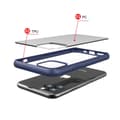 Pikkukuva 4 / 8: Stöttåligt Mobilskal iPhone 11 Pro Max - Blå/Transparent