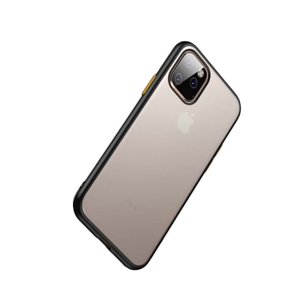 Stöttåligt Mobilskal iPhone 11 Pro Max - Svart/Transparent/Guld