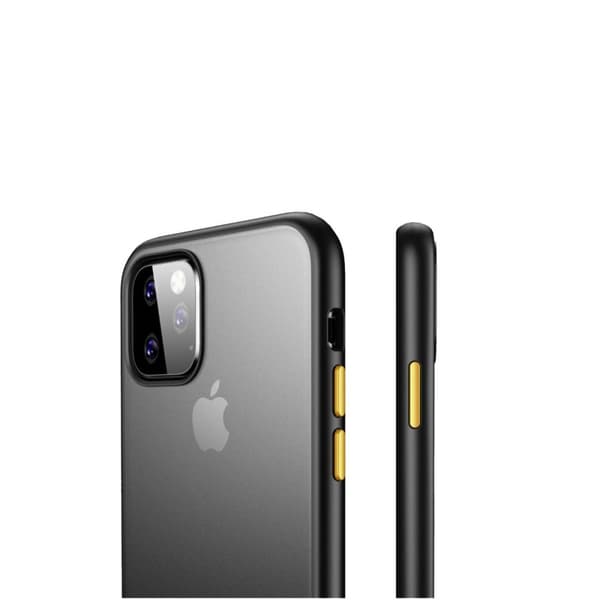 Stöttåligt Mobilskal iPhone 11 Pro Max - Svart/Transparent/Guld