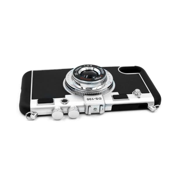 Mobilskal Silikon iPhone XR Kameramotiv - Svart