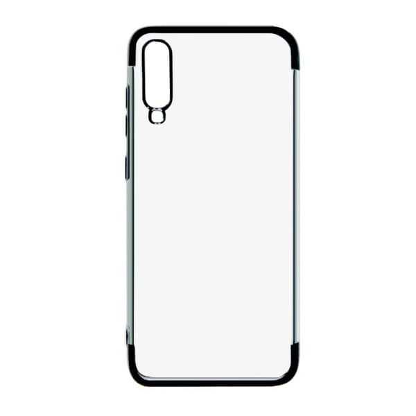 Stöttåligt Mobilskal Samsung A70 - Pläterad Svart