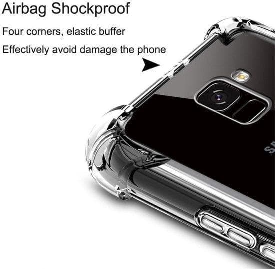 Stöttåligt Skal Samsung Galaxy A6 Plus 2018 - Transparent