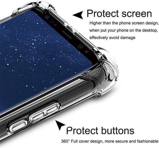 Stöttåligt Skal Samsung Galaxy A6 Plus 2018 - Transparent