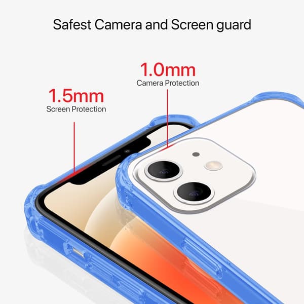 Stöttåligt Mobilskal iPhone 12 Mini - Blå