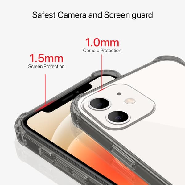 Stöttåligt Mobilskal iPhone 12 Mini - Svart