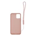 Miniatyrbillede 2 af 5: iPhone 12/12 Pro Silikonskal med Ringhållare och Handrem - Rosa