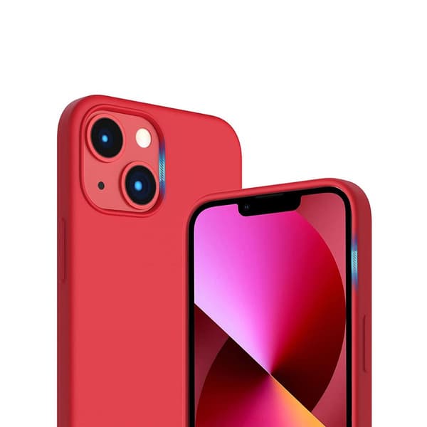 Mobilskal Silikon iPhone 13 - Röd