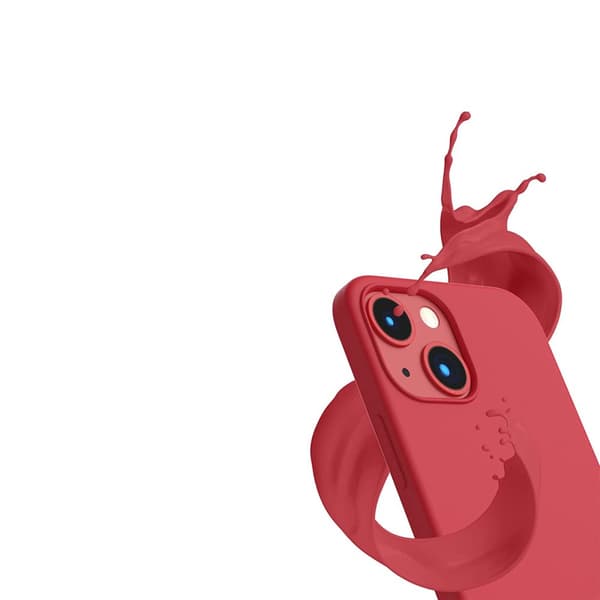 Mobilskal Silikon iPhone 13 - Röd