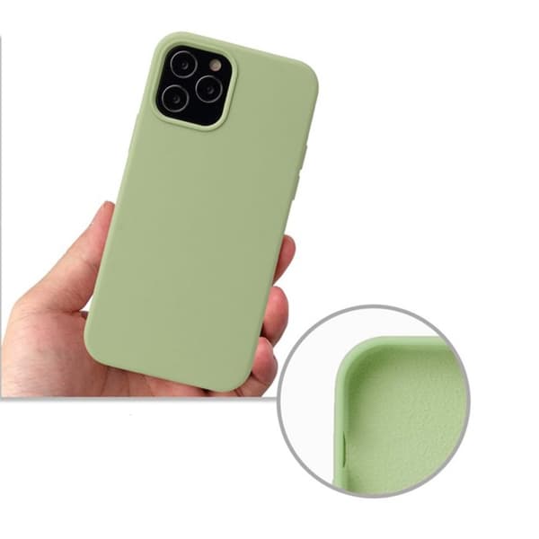 Mobilskal Silikon iPhone 13 Pro - Grön